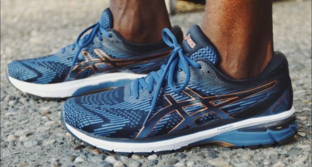 ASICS GT-2000 7 FlyteFoam Running Walking Shoes Athletic Sneakers Navy 9.5